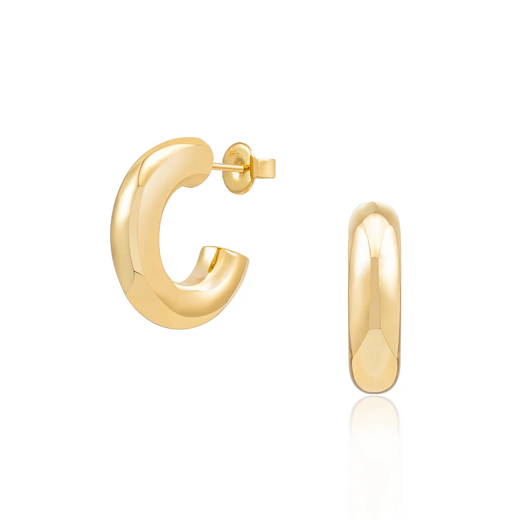 Mod + Jo Cenie Mini Tube Hoop Earrings - Multiple Options