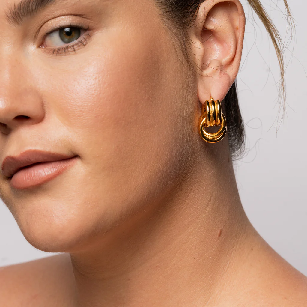 Mod + Jo Olsen Convertible Hoop Earrings