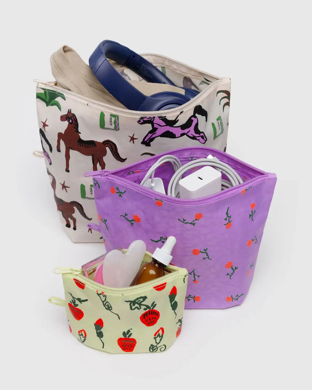 Baggu Go Pouch Set - Multiple Options
