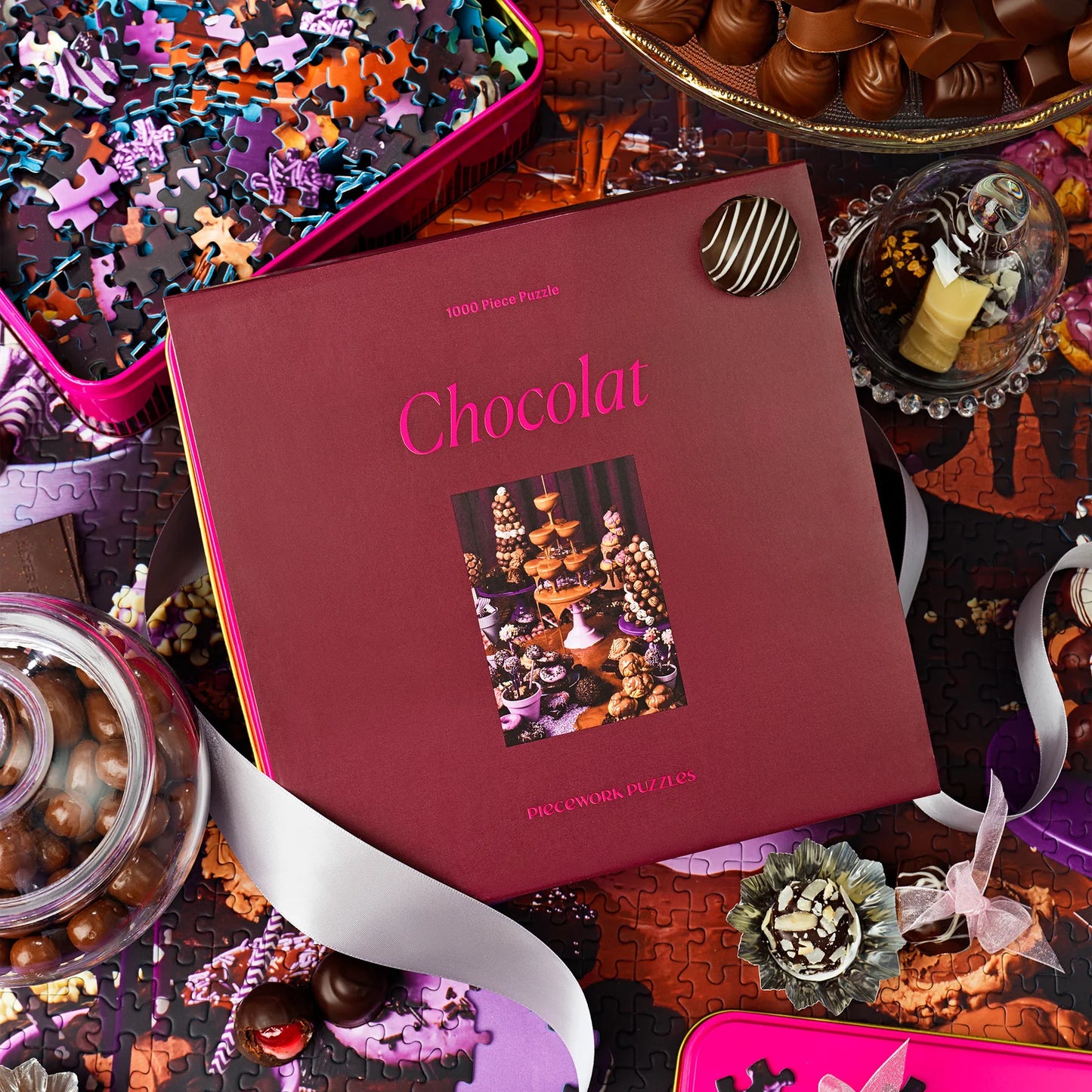 Piecework 1000 Piece Chocolat Tin Puzzle