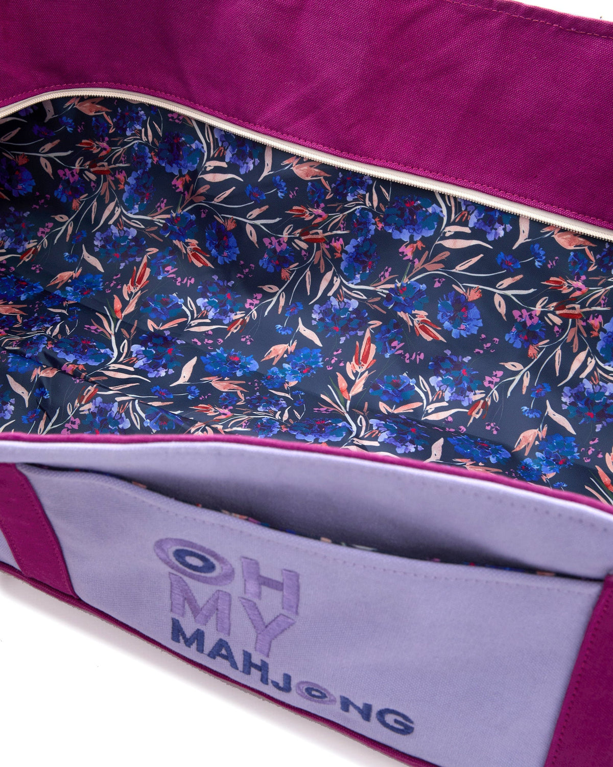 Oh My Mahjong Mat Storage Bag, Purple
