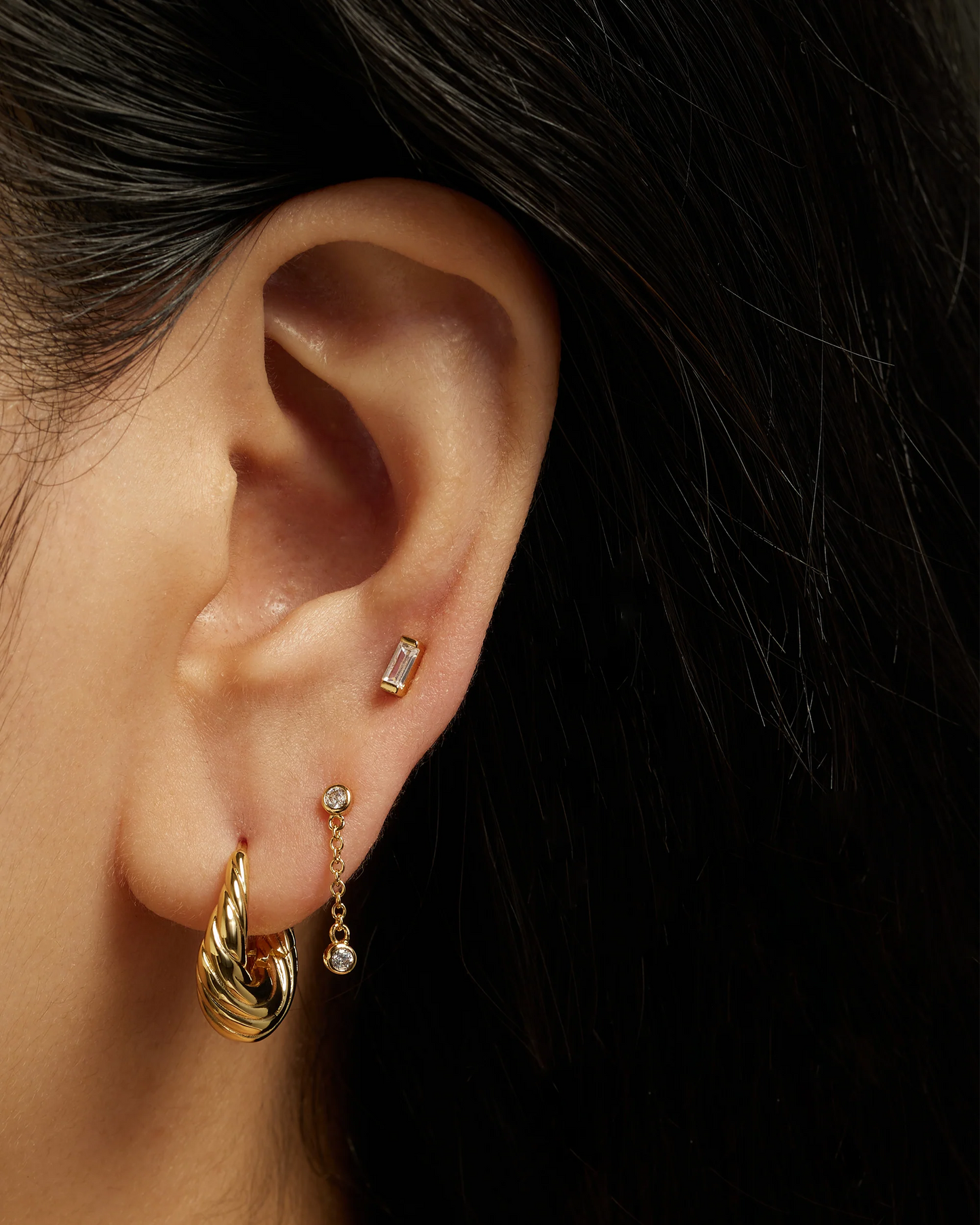 Mod + Jo Jadey Baguette Studs