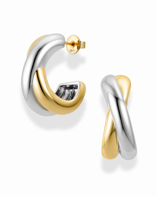 Mod + Jo Sullivan Two-Toned Hoops