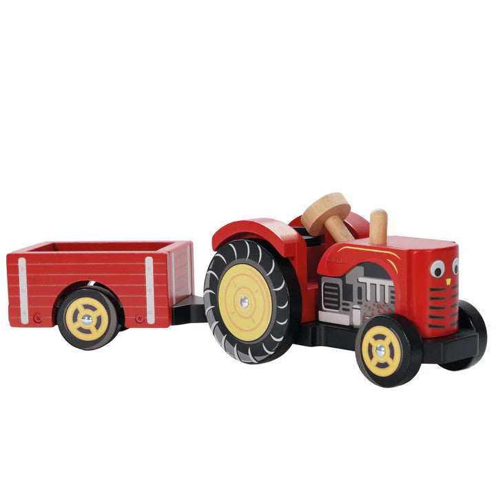 Le Toy Van Red Wooden Tractor