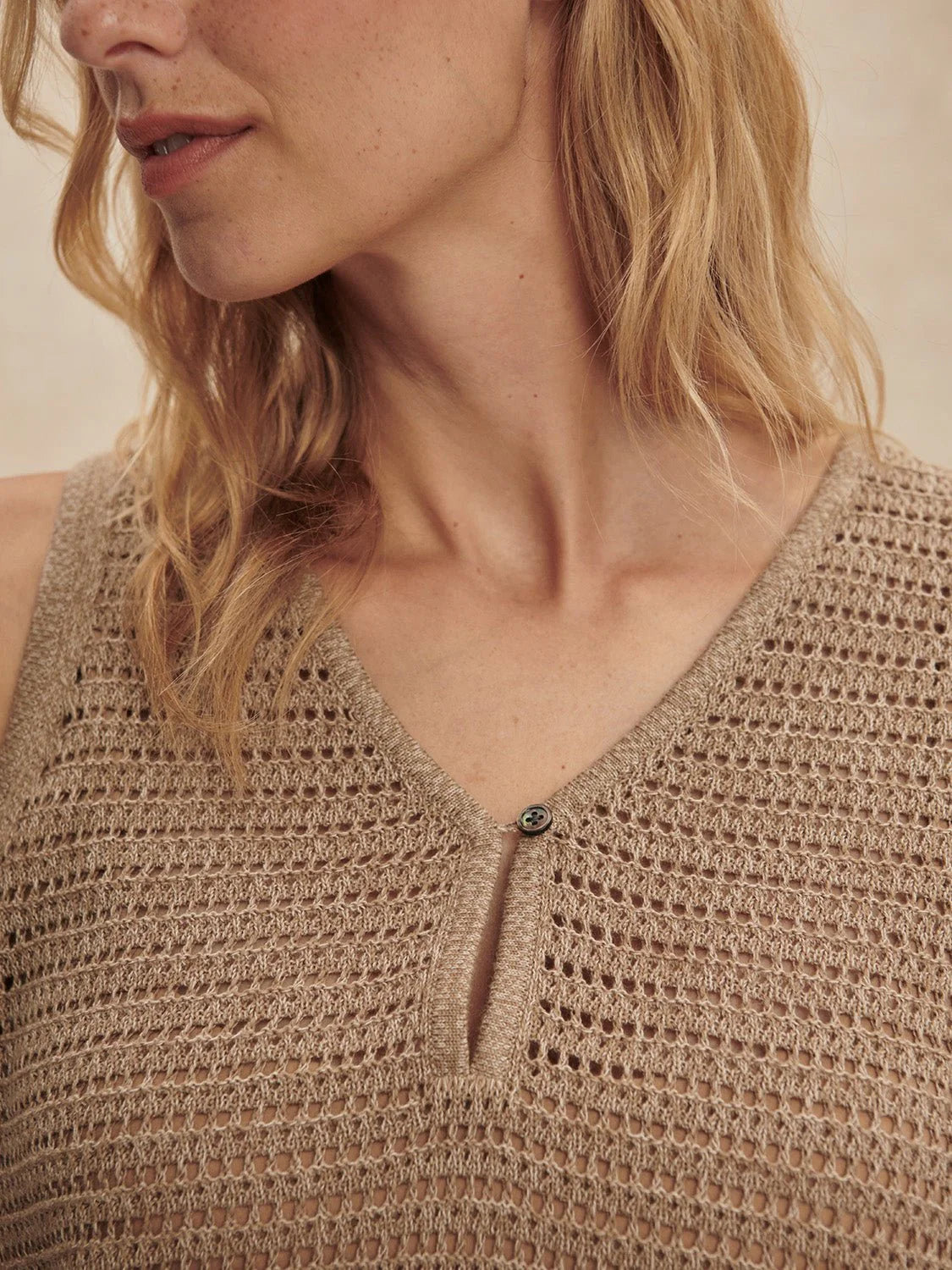 Varley Ramon Knit Tank, Sepia Twist