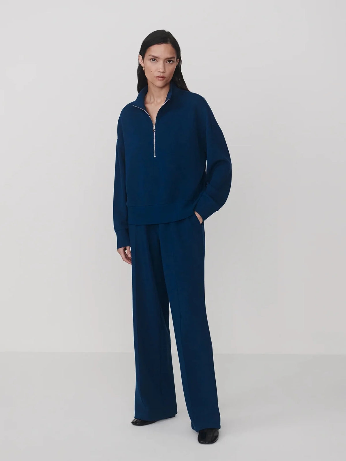 Varley The Wide Leg Pant 32", Sea Blue