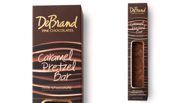 DeBrand Fine Chocolates - Caramel Pretzel Bar