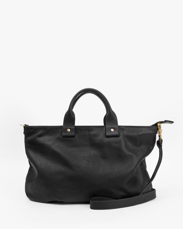 Clare V. - Messenger Bag in Black Quilted Puffer