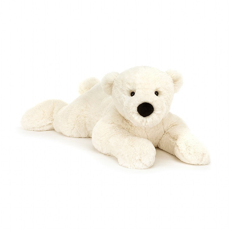 Jellycat Perry Polar Bear, Lying