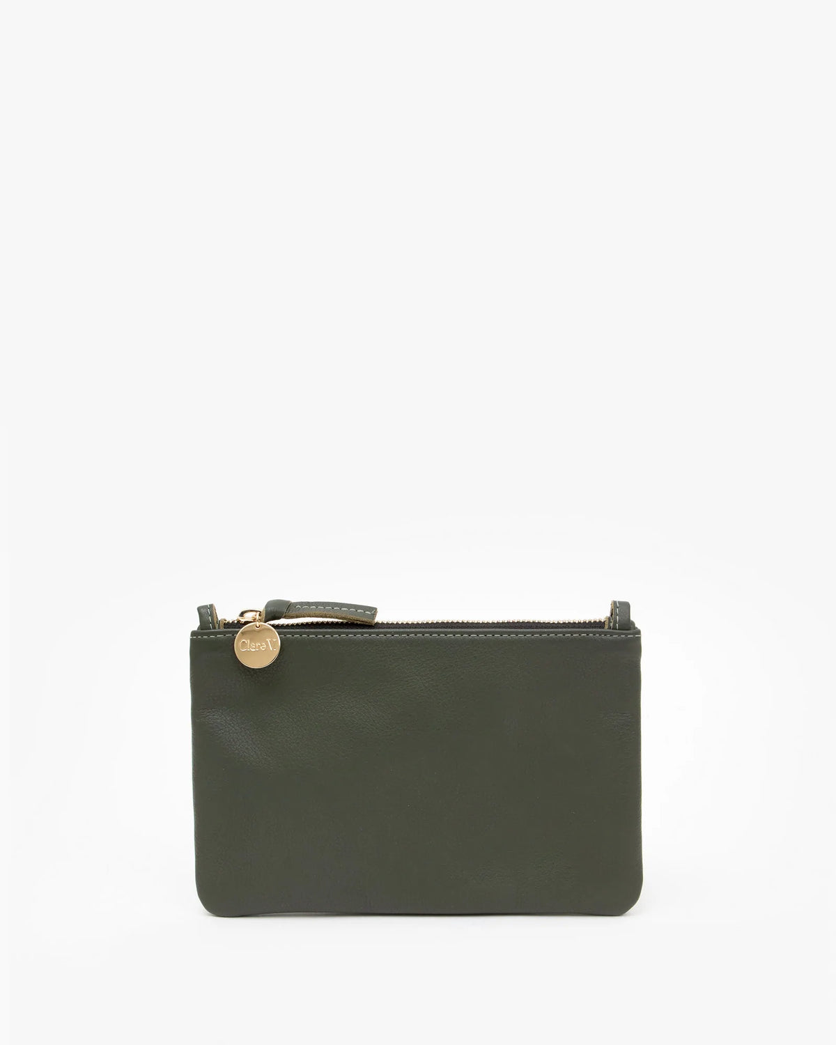 Clare V Wallet Clutch w/ Tabs, Loden – The Find