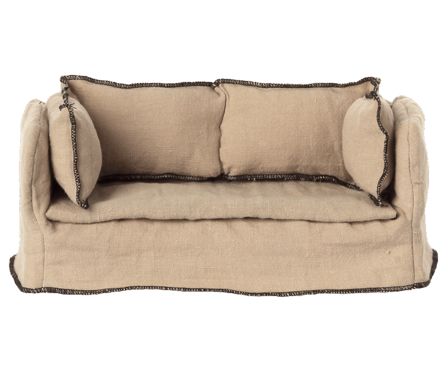 Maileg Miniature Couch, Linen